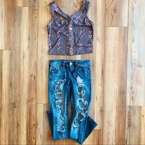 Wanna Betta Butt Jeans and dELiA Tank